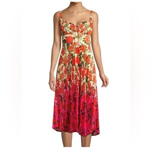 Delfi Collective Amora Bustier Pleated Dress